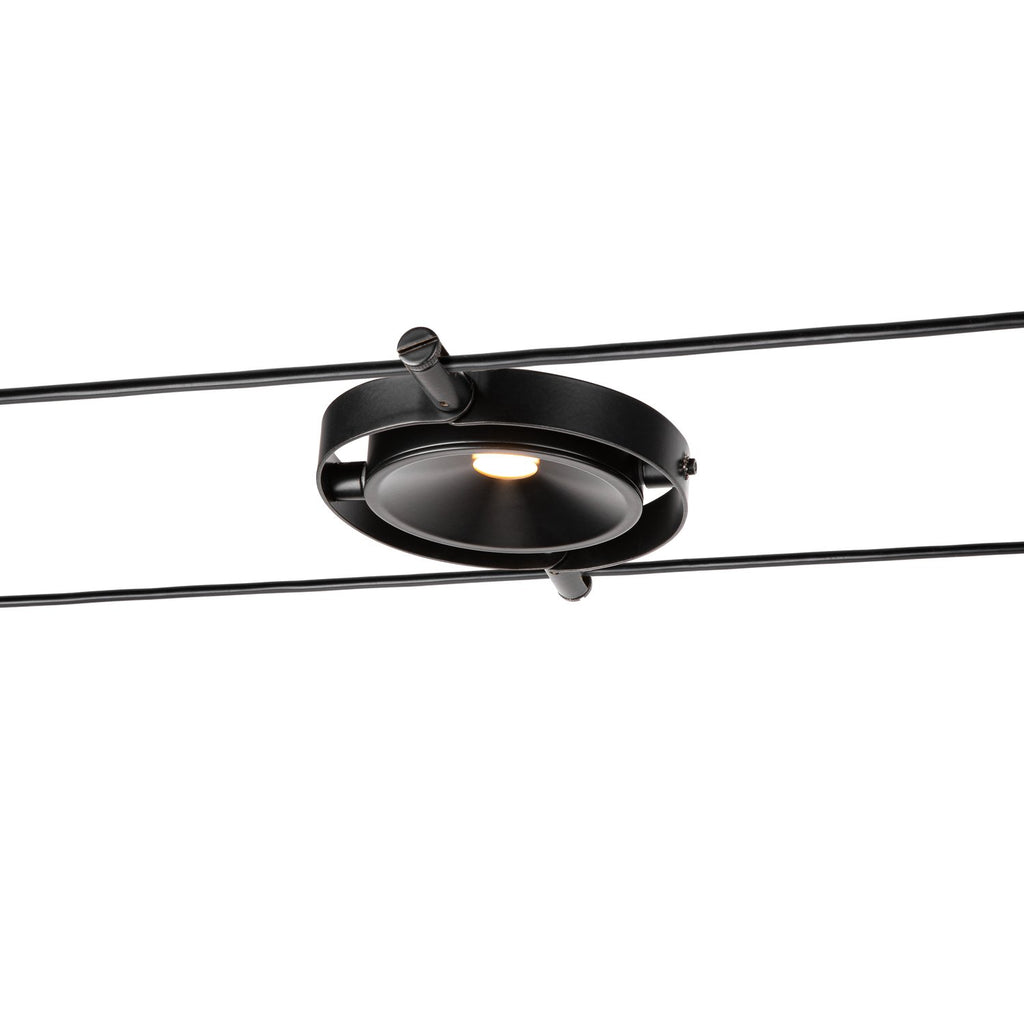 SLV DURNO, Seilleuchte für TENSEO Niedervolt-Seilsystem, 2700K, schwarz
