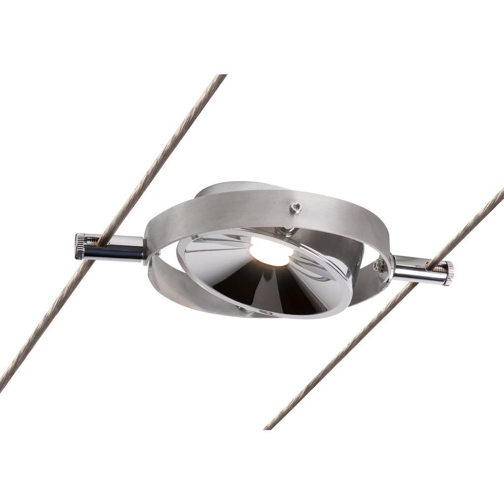 SLV DURNO, Seilleuchte für TENSEO Niedervolt-Seilsystem, 2700K, chrom