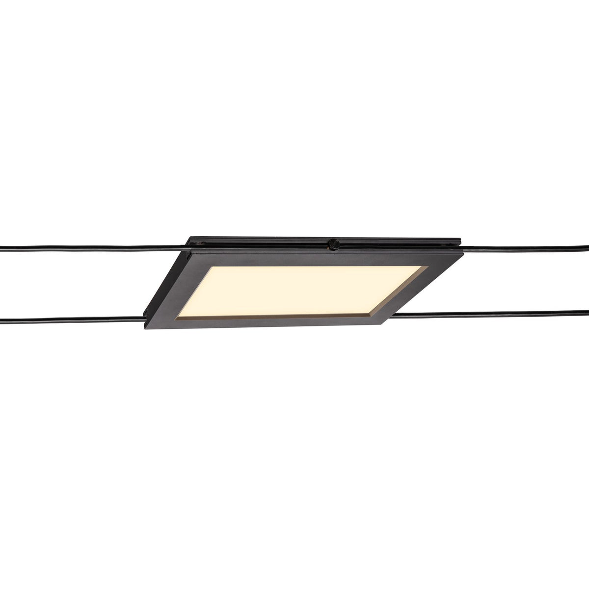 SLV PLYTTA rectangular, Seilleuchte für TENSEO Niedervolt-Seilsystem, 2700K, schwarz
