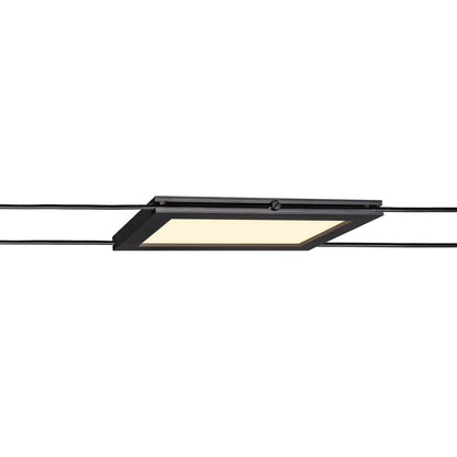 SLV PLYTTA rectangular, Seilleuchte für TENSEO Niedervolt-Seilsystem, 2700K, schwarz