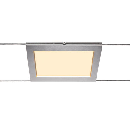 SLV PLYTTA rectangular, Seilleuchte für TENSEO Niedervolt-Seilsystem, 2700K, chrom