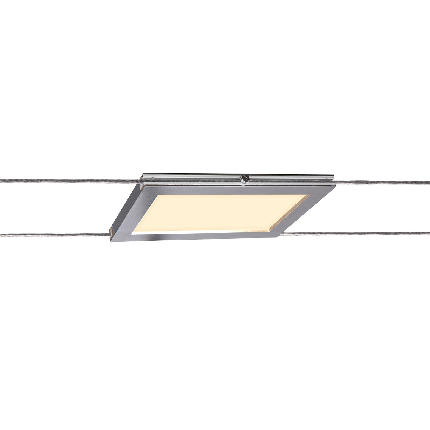 SLV PLYTTA rectangular, Seilleuchte für TENSEO Niedervolt-Seilsystem, 2700K, chrom