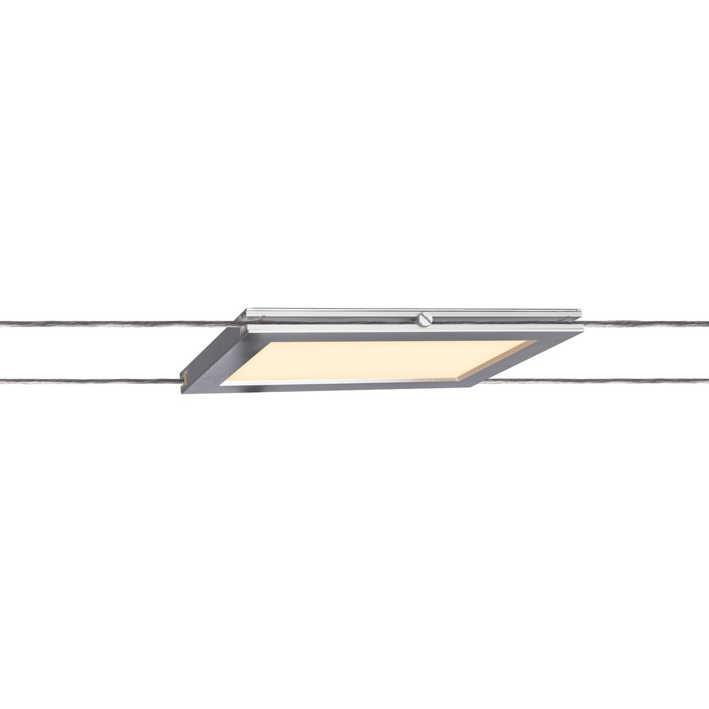 SLV PLYTTA rectangular, Seilleuchte für TENSEO Niedervolt-Seilsystem, 2700K, chrom