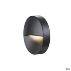 SLV DOWNUNDER OUT round WL Outdoor LED Wandeinbauleuchte anthrazit 3000K