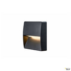SLV DOWNUNDER OUT square WL Outdoor LED Wandeinbauleuchte anthrazit 3000K