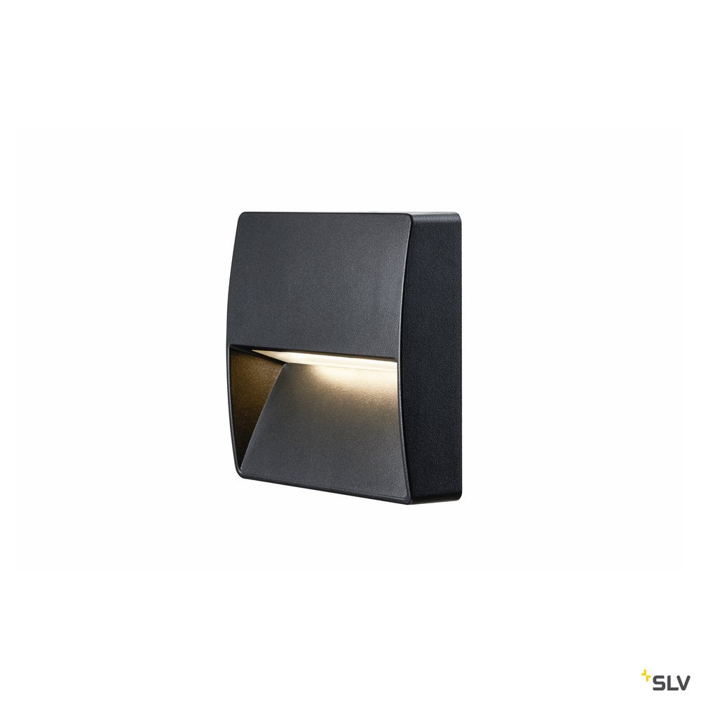 SLV DOWNUNDER OUT square WL Outdoor LED Wandeinbauleuchte anthrazit 3000K