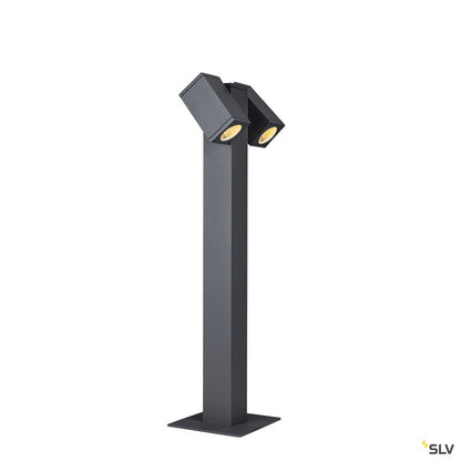 SLV THEO PATHLIGHT double QPAR51 Outdoor Stehleuchte anthrazit