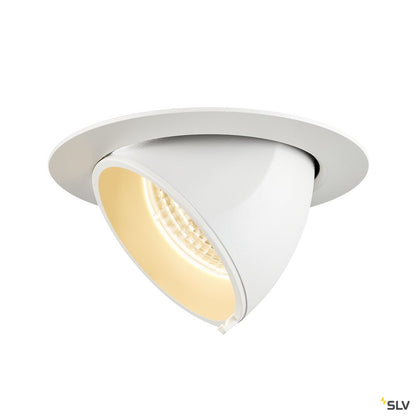 SLV GIMBLE IN 100 Indoor LED Deckeneinbauleuchte weiß 3000K