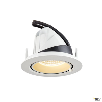 SLV GIMBLE IN 100 Indoor LED Deckeneinbauleuchte weiß 3000K