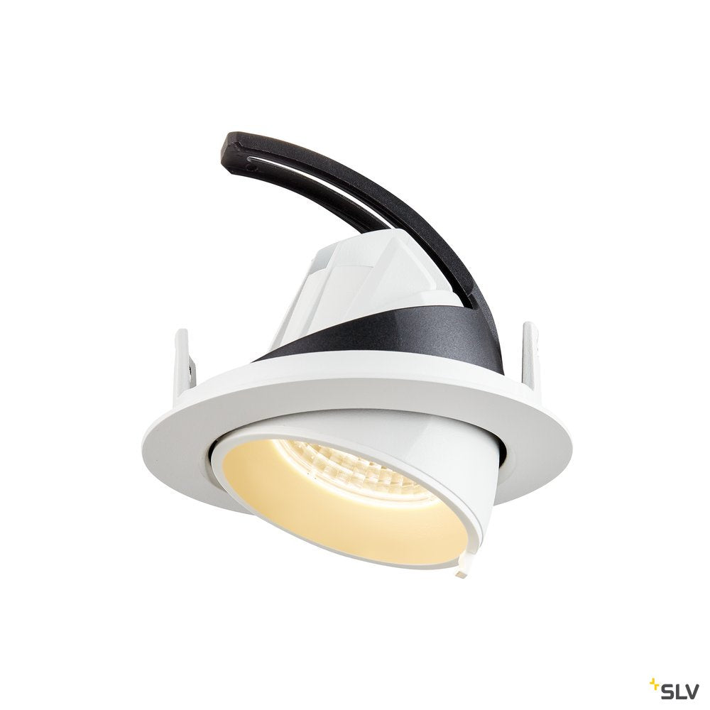 SLV GIMBLE IN 100 Indoor LED Deckeneinbauleuchte weiß 3000K