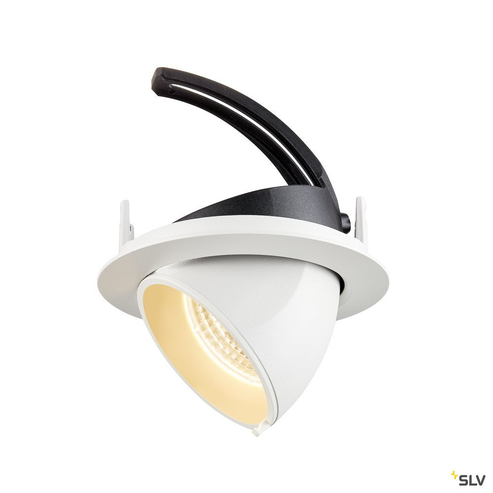 SLV GIMBLE IN 100 Indoor LED Deckeneinbauleuchte weiß 3000K