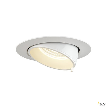SLV GIMBLE IN 100 Indoor LED Deckeneinbauleuchte weiß 4000K