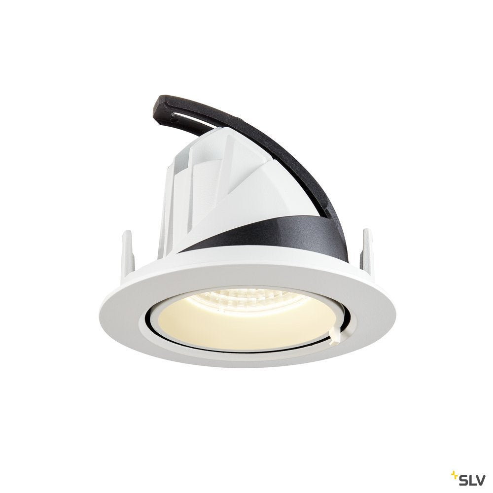 SLV GIMBLE IN 100 Indoor LED Deckeneinbauleuchte weiß 4000K