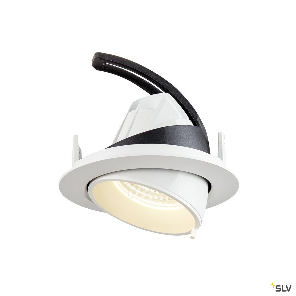 SLV GIMBLE IN 100 Indoor LED Deckeneinbauleuchte weiß 4000K