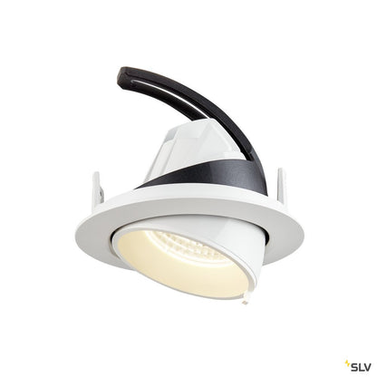 SLV GIMBLE IN 100 Indoor LED Deckeneinbauleuchte weiß 4000K