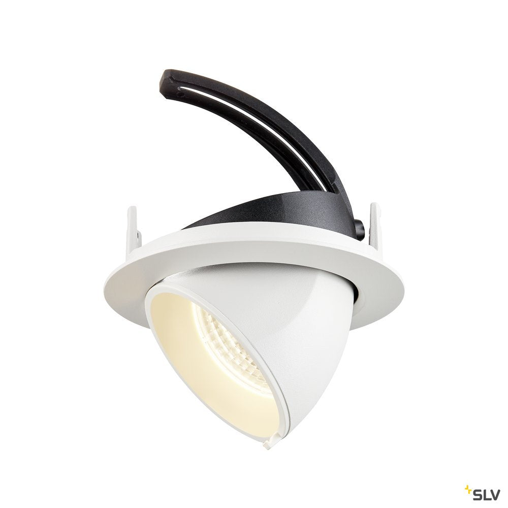 SLV GIMBLE IN 100 Indoor LED Deckeneinbauleuchte weiß 4000K