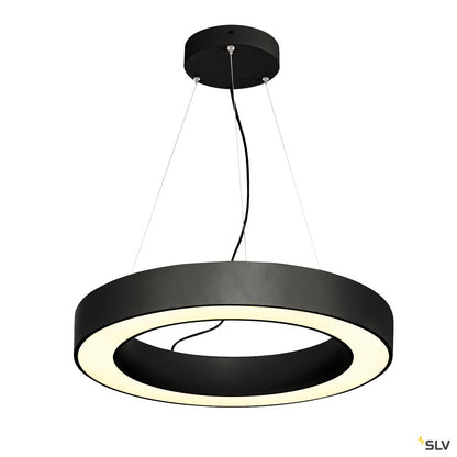 SLV MEDO RING 60 DALI Indoor LED Pendelleuchte schwarz 3000K