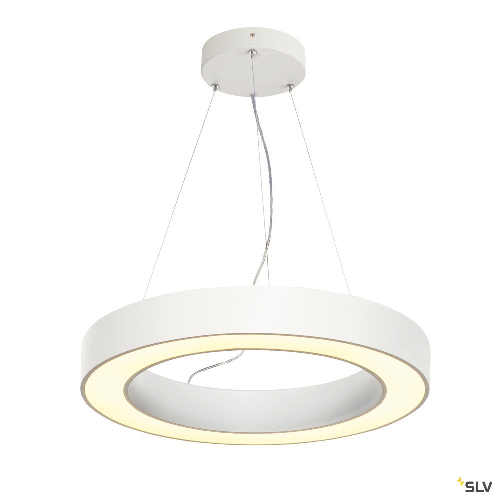 SLV MEDO RING 60 DALI Indoor LED Pendelleuchte weiß 3000K