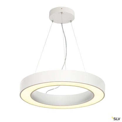 SLV MEDO RING 60 DALI Indoor LED Pendelleuchte weiß 3000K