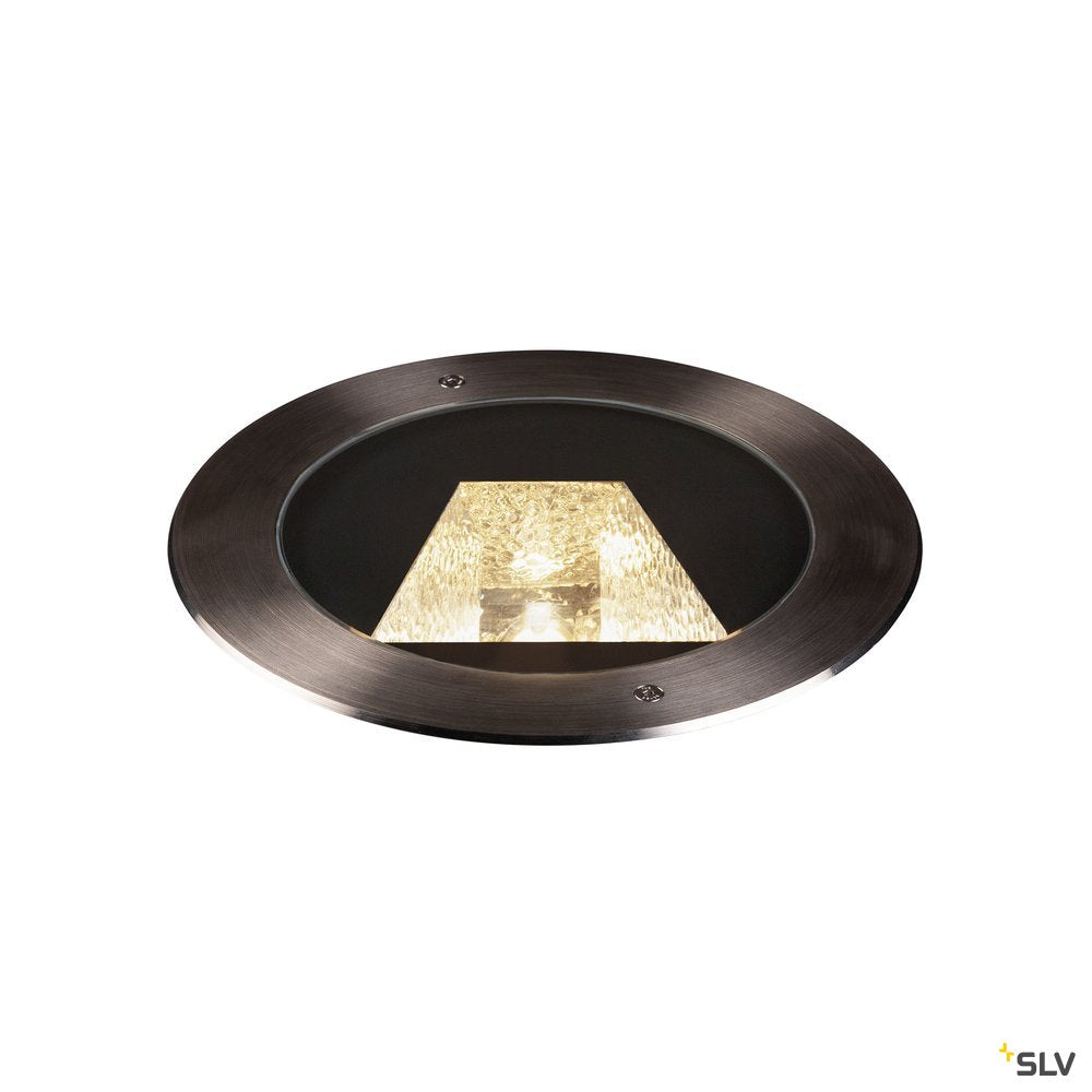 SLV DASAR® 270 Outdoor LED Bodeneinbauleuchte 4000K rund IP67 asymmetrische Abstrahlung