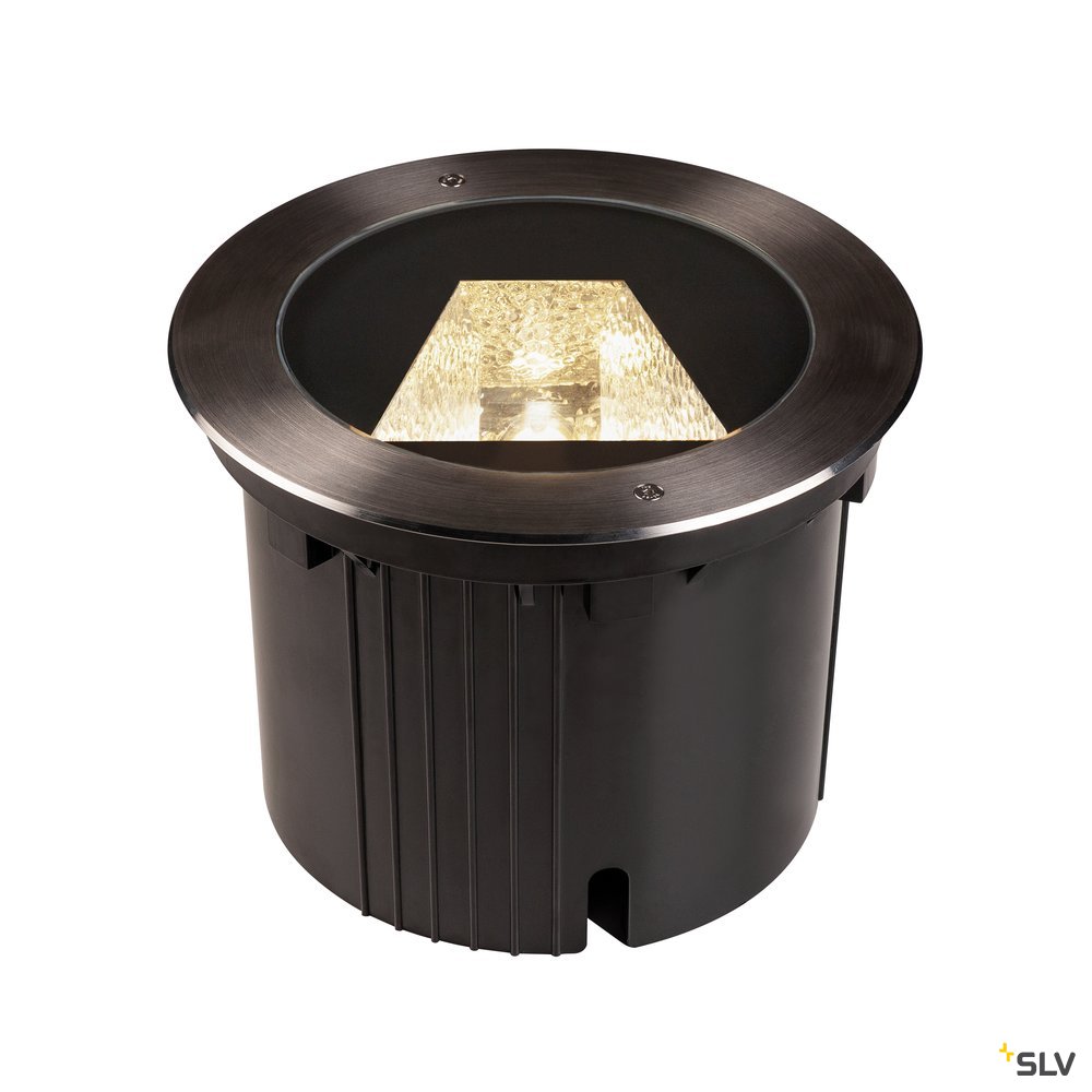 SLV DASAR® 270 Outdoor LED Bodeneinbauleuchte 4000K rund IP67 asymmetrische Abstrahlung
