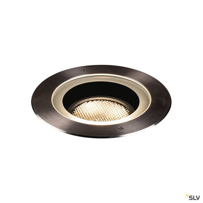 SLV DASAR® 270 Outdoor LED Bodeneinbauleuchte 3000K rund IP67 symmetrische Abstrahlung