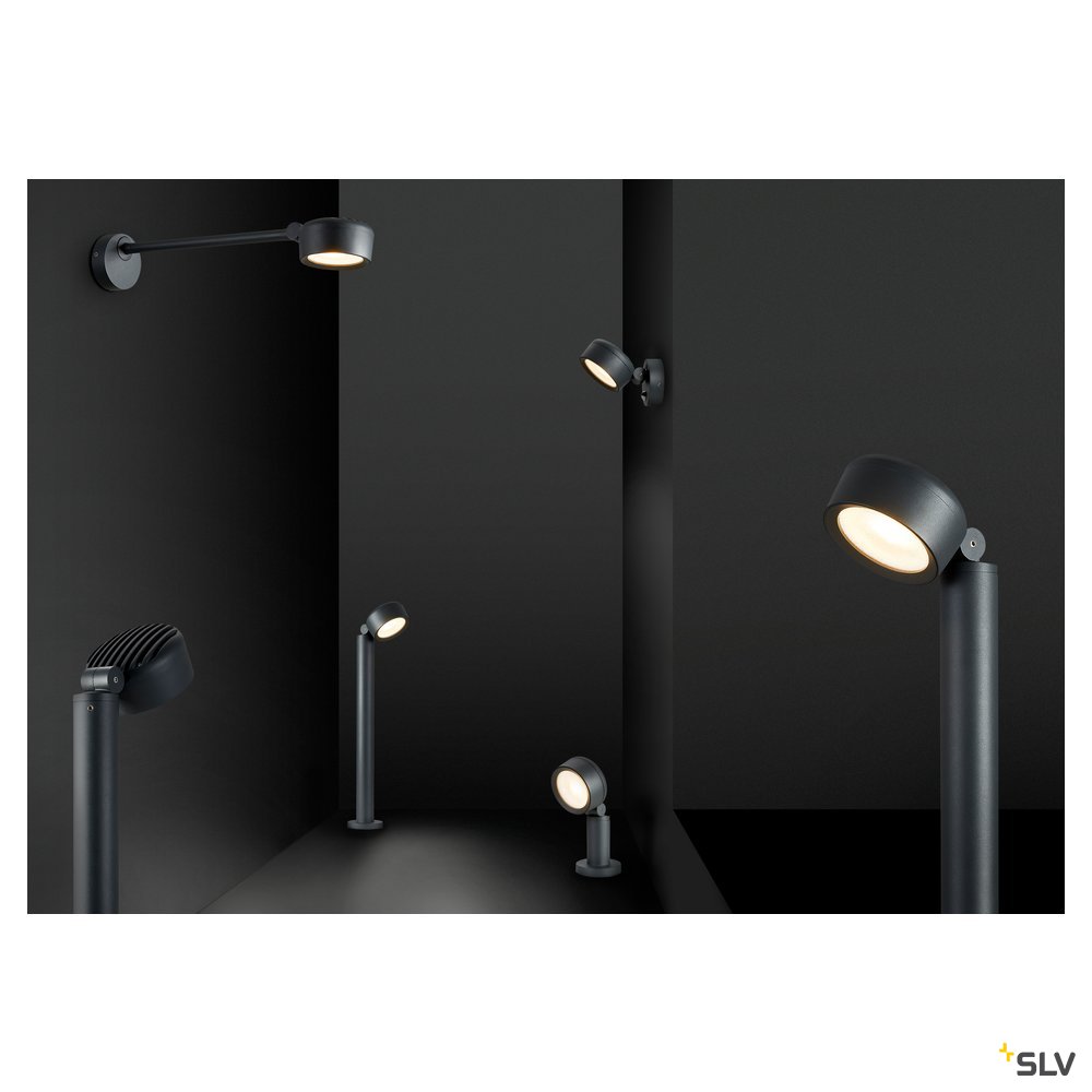SLV ESKINA 80 POLE Outdoor Stehleuchte anthrazit IP65 dimmbar