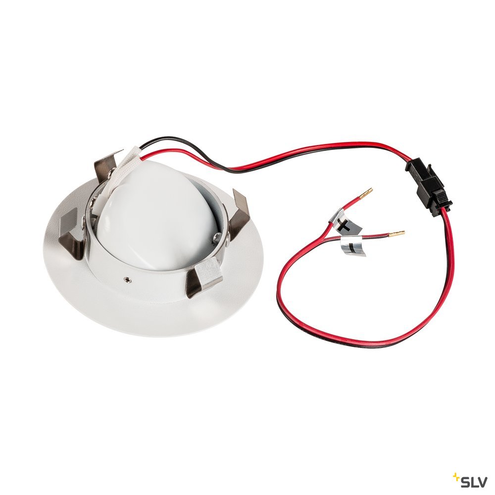 SLV WORO Indoor LED Wandeinbauleuchte 2700K weiß