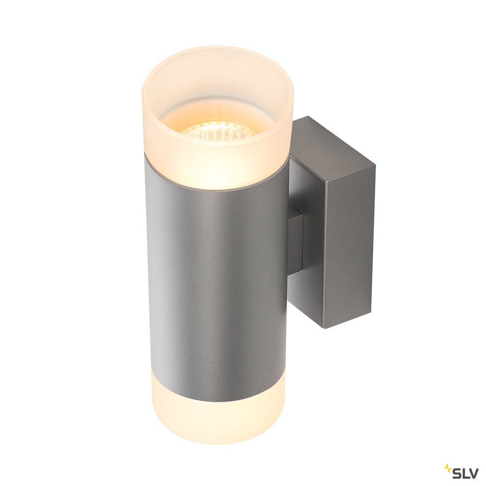 SLV ASTINA UP/DOWN QPAR51 Indoor Wandaufbauleuchte grau