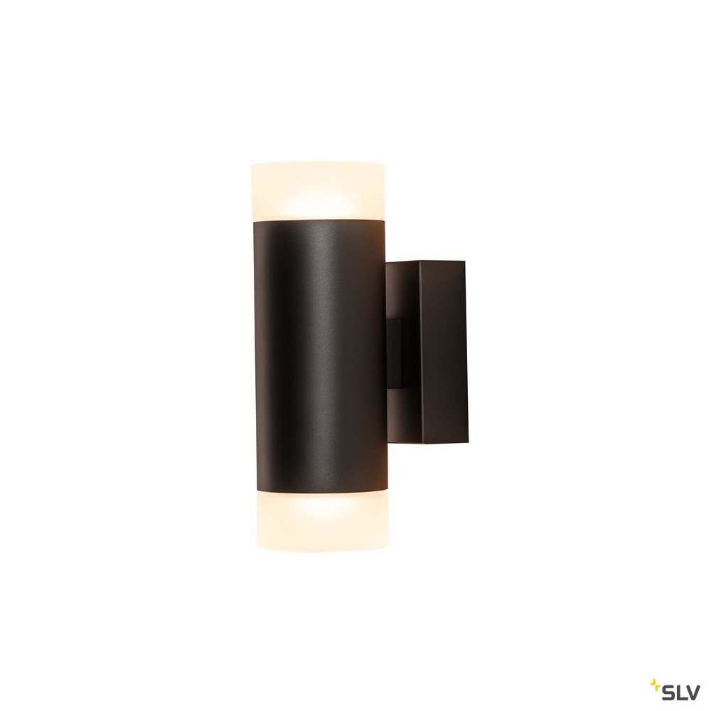 SLV ASTINA UP/DOWN QPAR51 Indoor Wandaufbauleuchte schwarz
