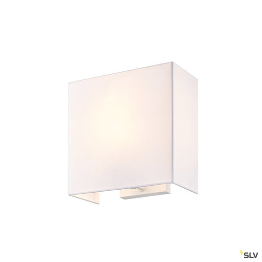 SLV ACCANTO SQUARE E27 Indoor Wandaufbauleuchte weiß