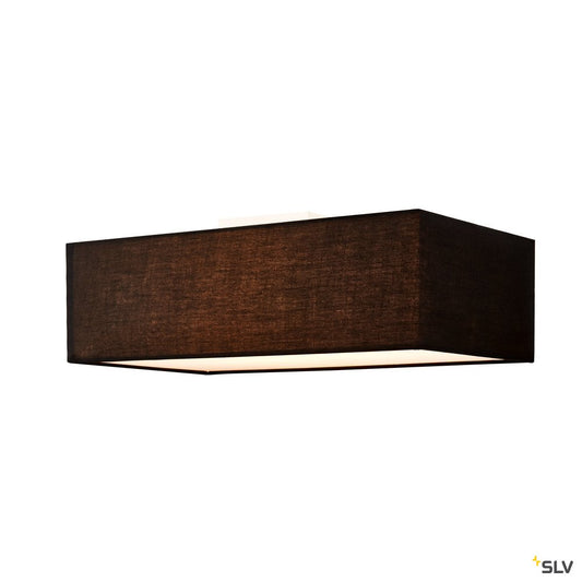 SLV ACCANTO SQUARE E27 Indoor Deckenaufbauleuchte schwarz