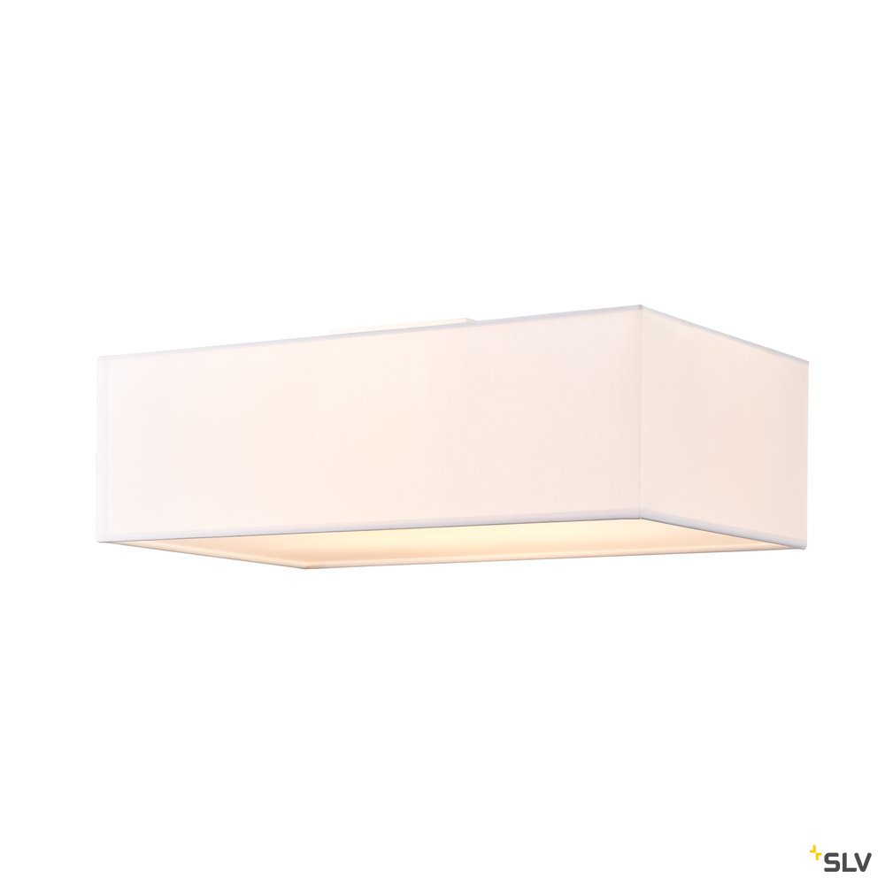 SLV ACCANTO SQUARE E27 Indoor Deckenaufbauleuchte weiß
