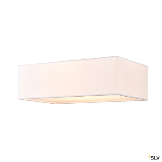 SLV ACCANTO SQUARE E27 Indoor Deckenaufbauleuchte weiß