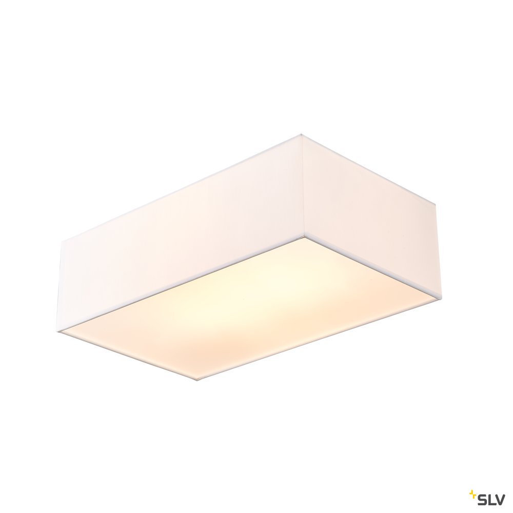 SLV ACCANTO SQUARE E27 Indoor Deckenaufbauleuchte weiß