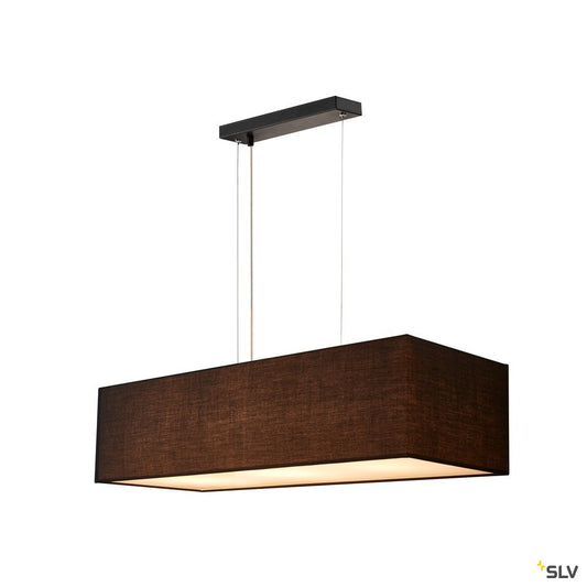 SLV ACCANTO SQUARE E27 Indoor Pendelleuchte schwarz
