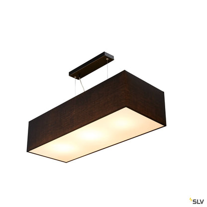 SLV ACCANTO SQUARE E27 Indoor Pendelleuchte schwarz