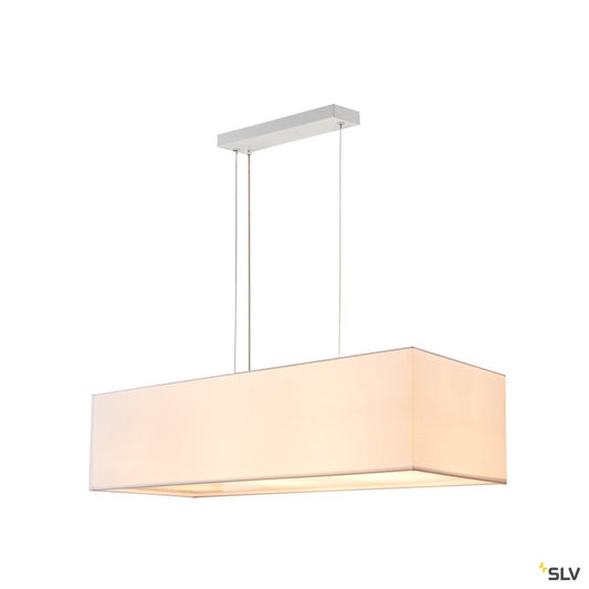 SLV ACCANTO SQUARE E27 Indoor Pendelleuchte weiß