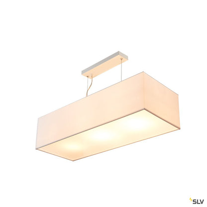 SLV ACCANTO SQUARE E27 Indoor Pendelleuchte weiß
