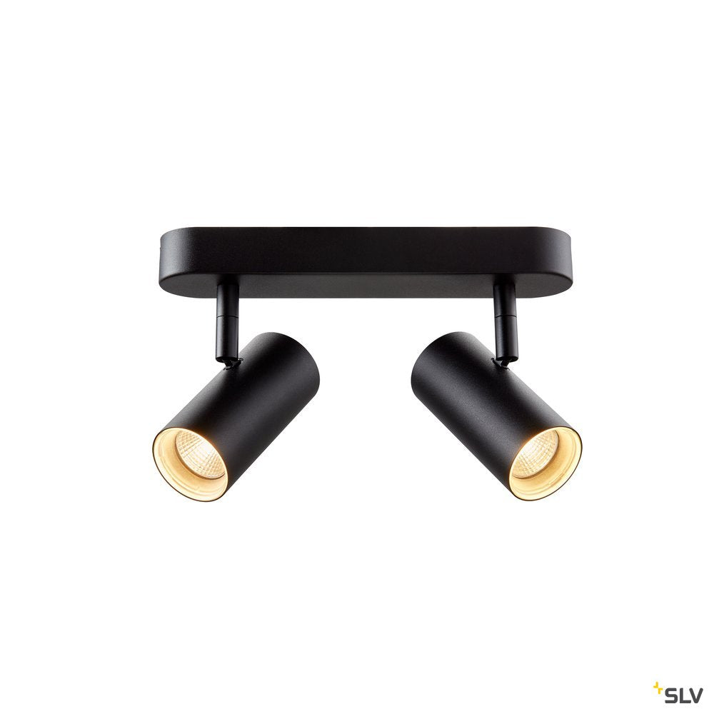 SLV NOBLO II Indoor LED Deckenaufbauleuchte 2700K schwarz