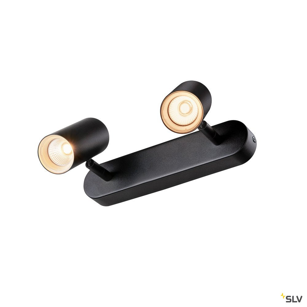 SLV NOBLO II Indoor LED Deckenaufbauleuchte 2700K schwarz