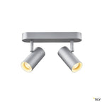 SLV NOBLO II Indoor LED Deckenaufbauleuchte 2700K grau