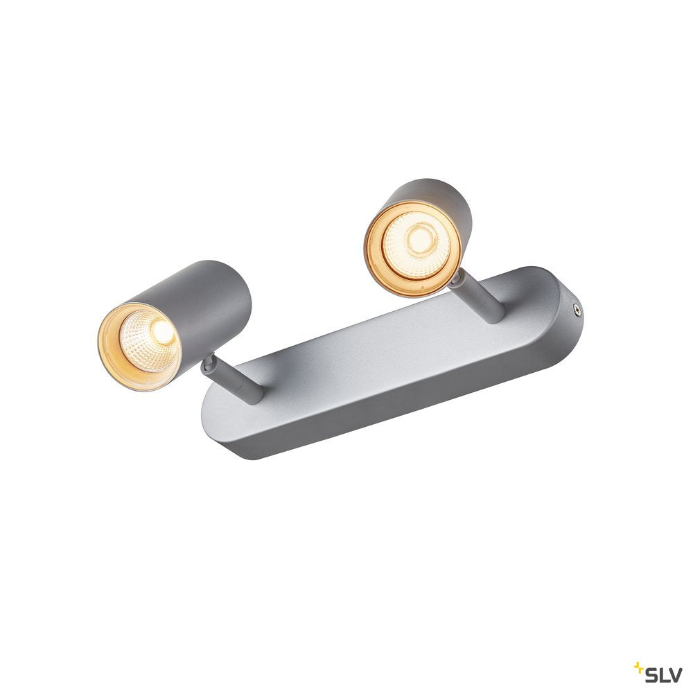 SLV NOBLO II Indoor LED Deckenaufbauleuchte 2700K grau