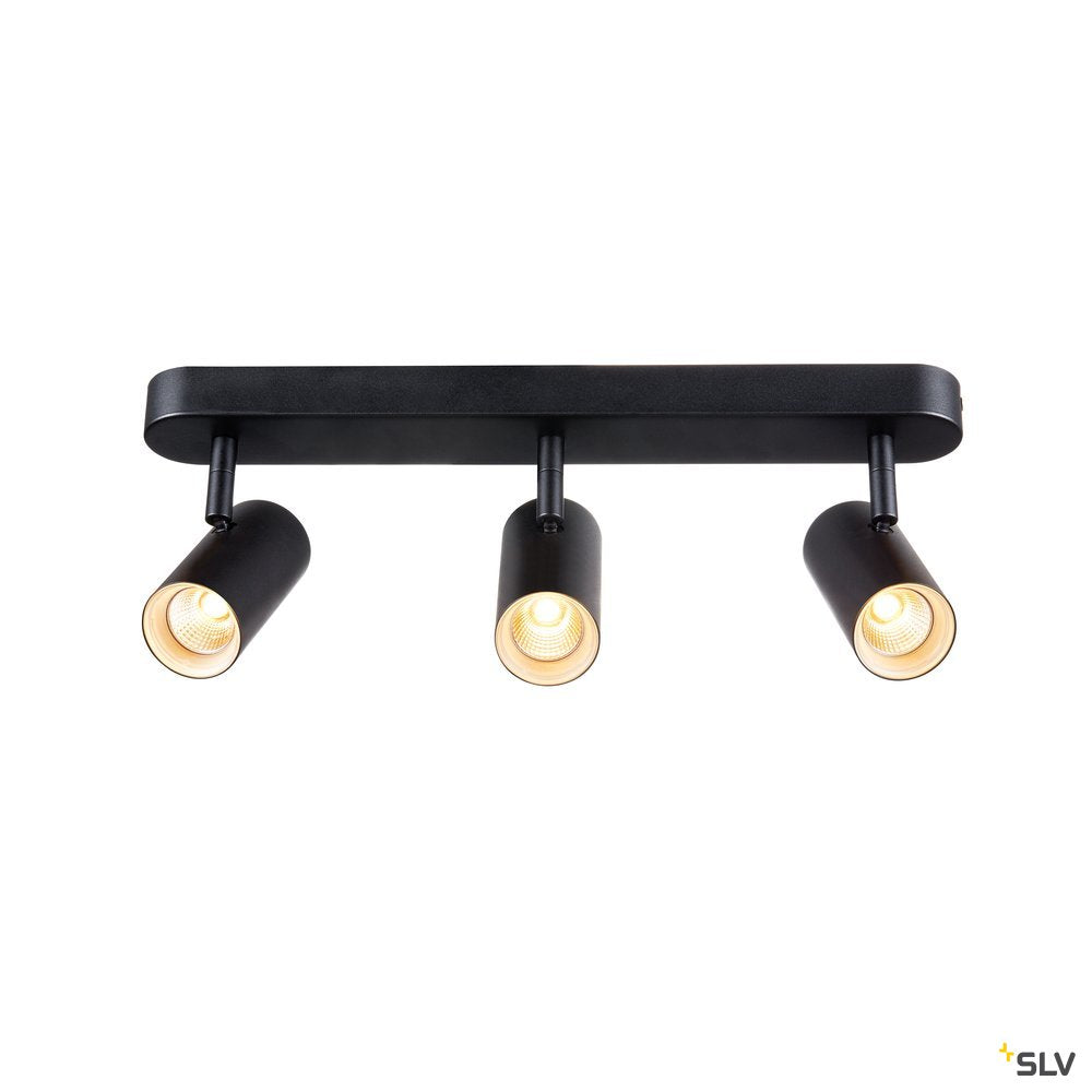 SLV NOBLO III Indoor LED Deckenaufbauleuchte 2700K schwarz
