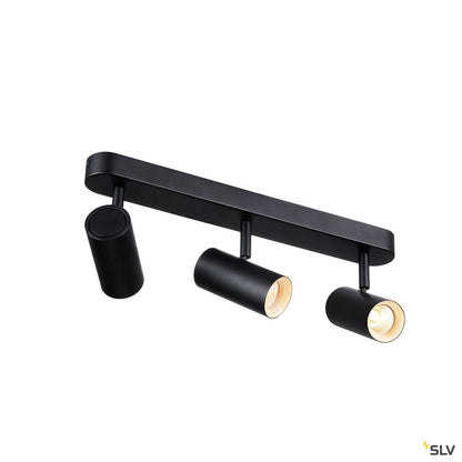 SLV NOBLO III Indoor LED Deckenaufbauleuchte 2700K schwarz