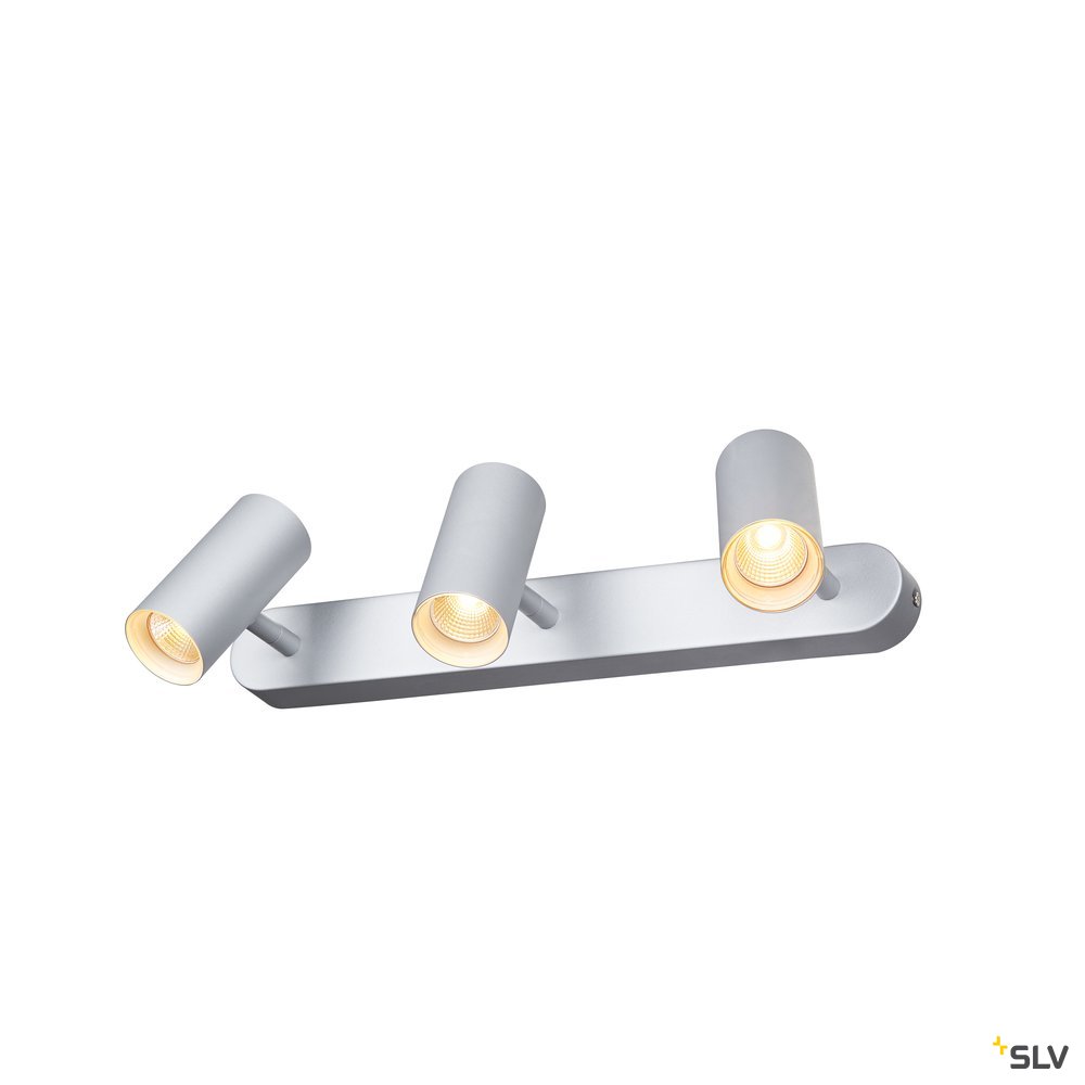 SLV NOBLO III Indoor LED Deckenaufbauleuchte 2700K grau