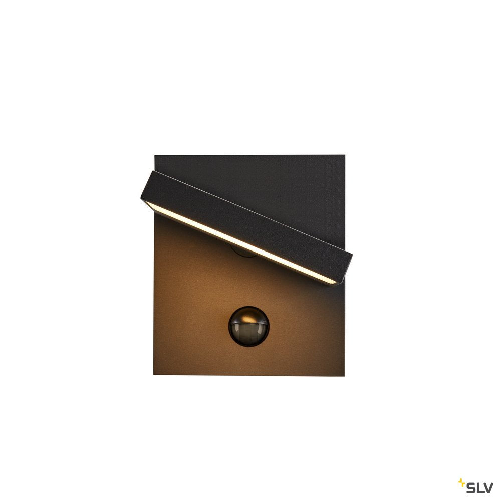 ABRIDOR SENSOR, Outdoor LED Wandaufbauleuchte IP55 anthrazit 3000/4000 K