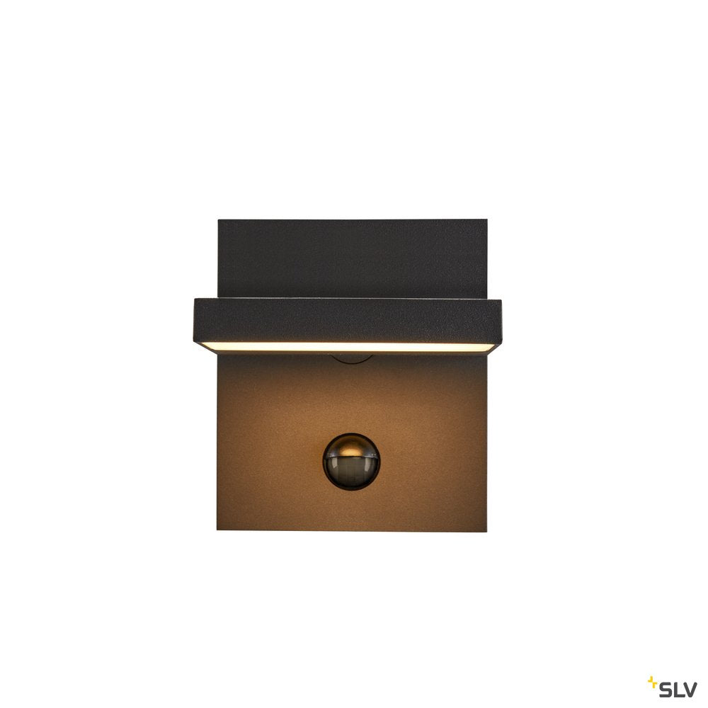ABRIDOR SENSOR, Outdoor LED Wandaufbauleuchte IP55 anthrazit 3000/4000 K