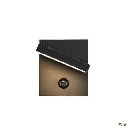 ABRIDOR SENSOR, Outdoor LED Wandaufbauleuchte IP55 anthrazit 3000/4000 K