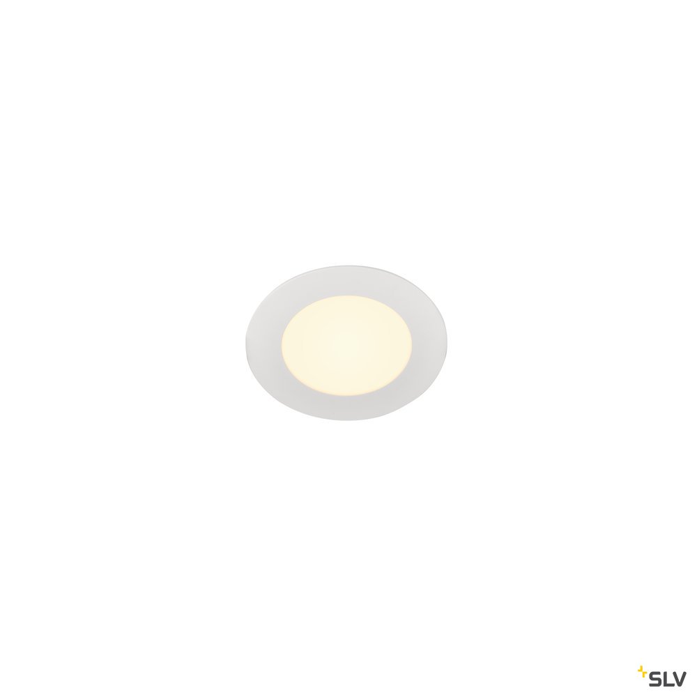 SLV SENSER 12 Indoor LED Deckeneinbauleuchte rund weiß